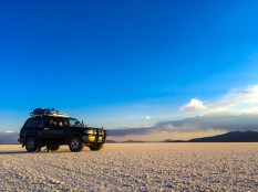 Travessia da planície de sal